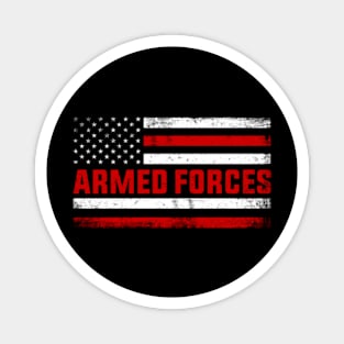 Armed forces USA Flag Magnet